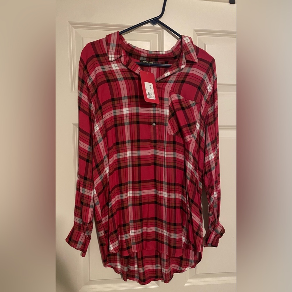 NWT Plaid Tunic